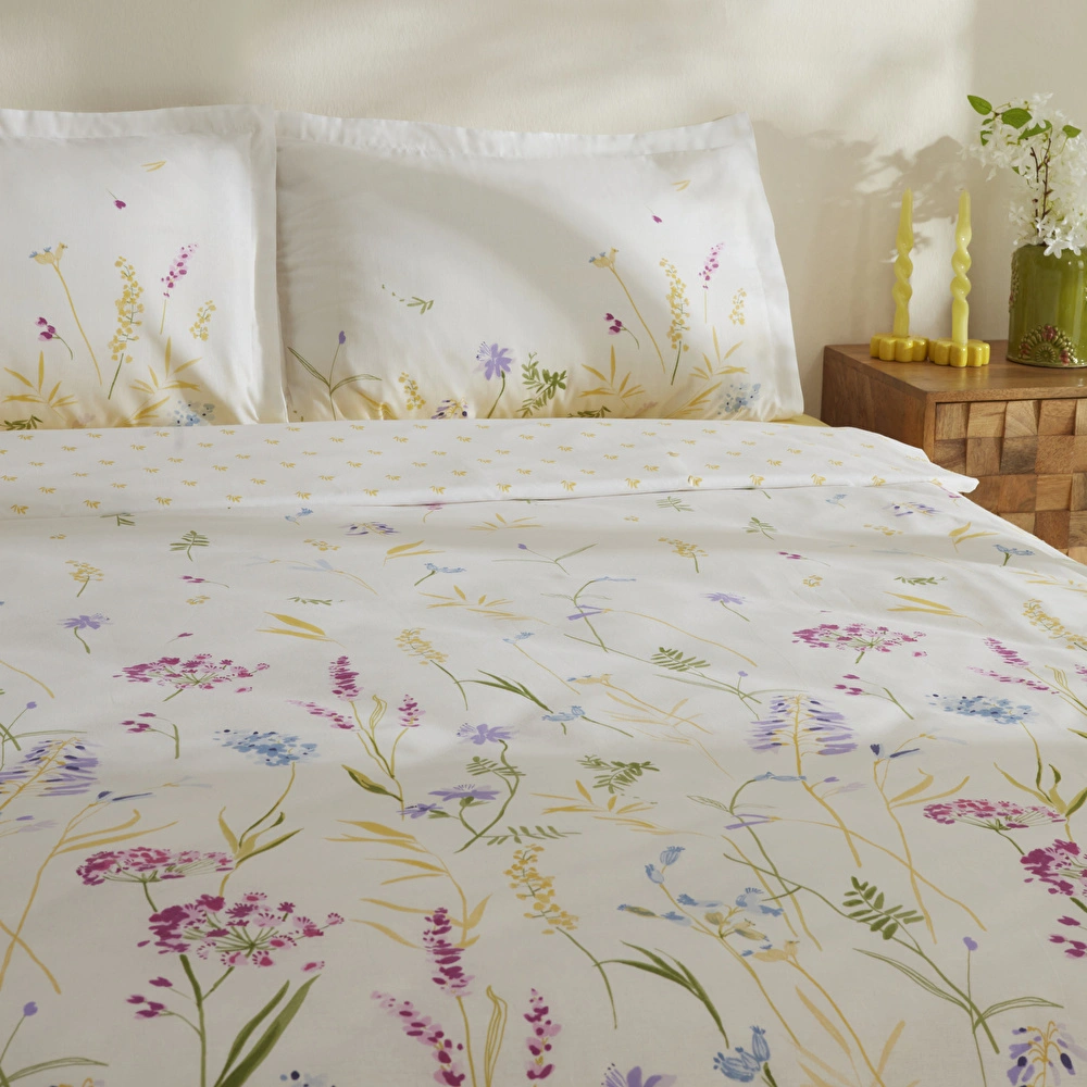 Karaca Home Jody %100 Pamuk Tek Kişilik Nevresim Takımı Sarı görseli 3