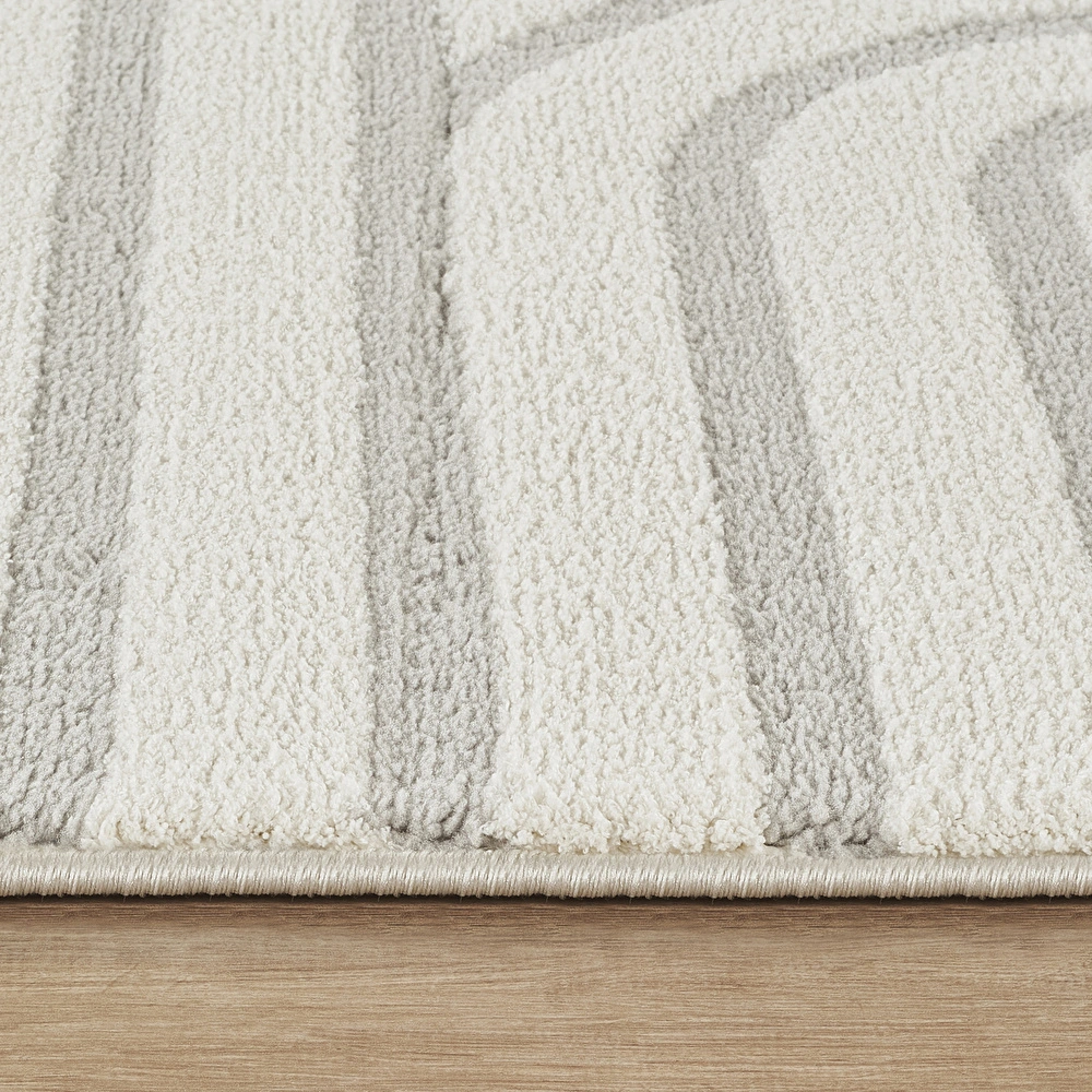 Kaşmir Halı 7/24 Plushy Runa Gray 50x80 görseli 4