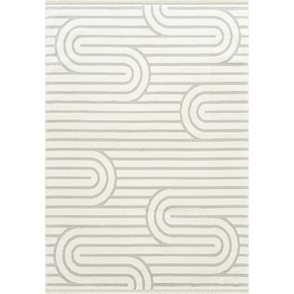 Kaşmir Halı 7/24 Plushy Runa Gray 50x80 görseli 5
