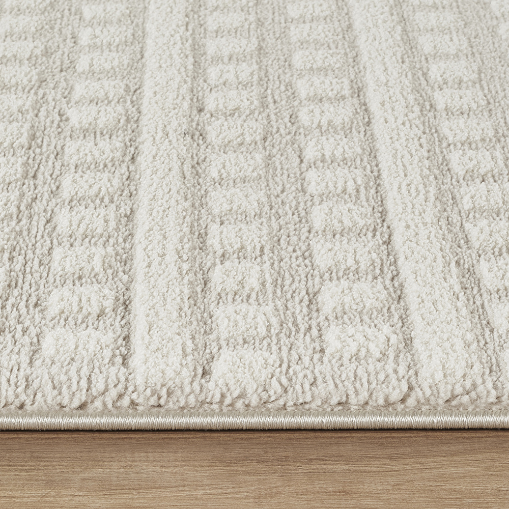 Kaşmir Halı 7/24 Plushy Runa Cream 80x150 cm görseli 5