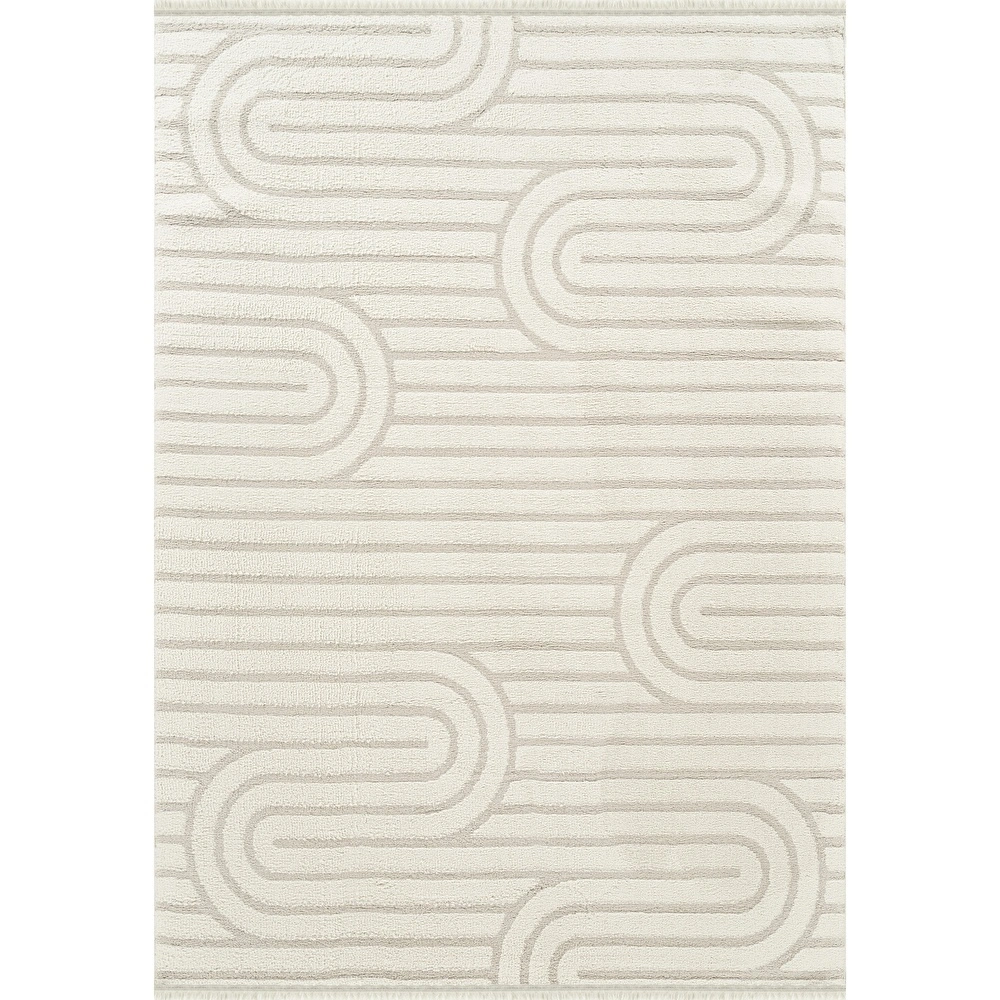 Kaşmir Halı 7/24 Plushy Runa Cream 120x180 cm görseli 2