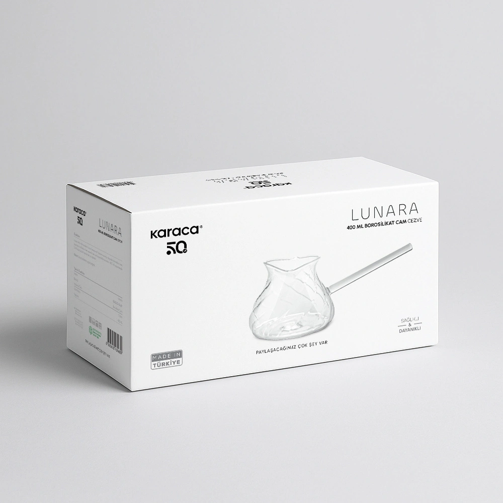 Karaca Lunara Cam Cezve 400 ml görseli 6