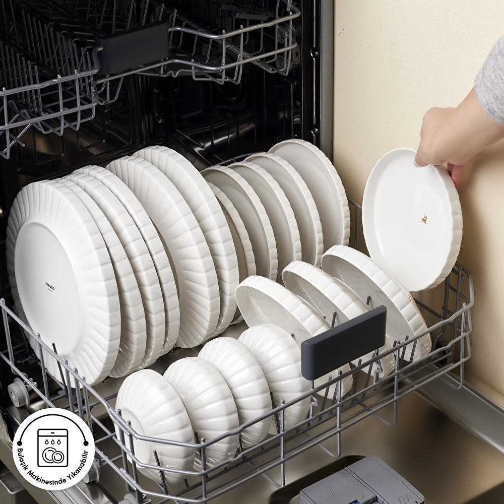 Karaca Stream Bone Pumpkin 24 Parça 6 Kişilik Yemek Takımı thumbnail 9