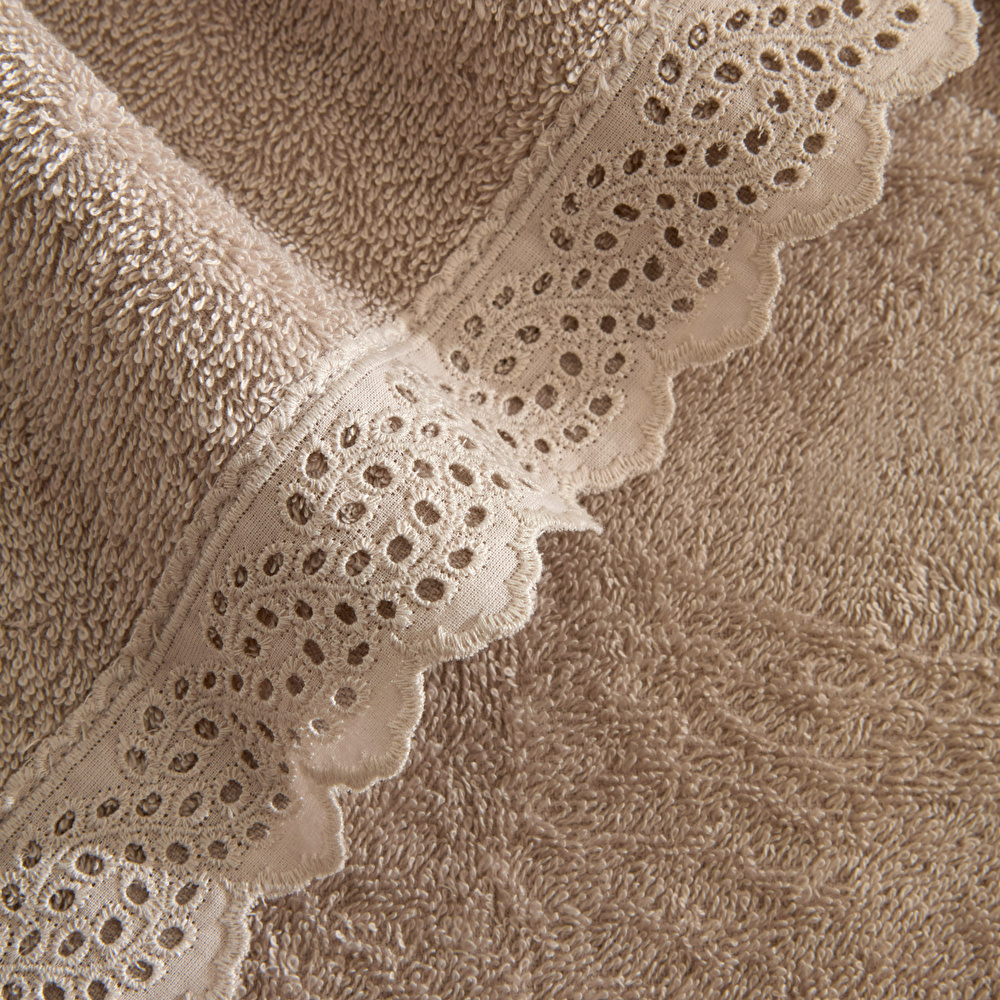 Karaca Home Artisan Soil %100 Pamuk El Havlusu Bej 30x50 cm görseli 3