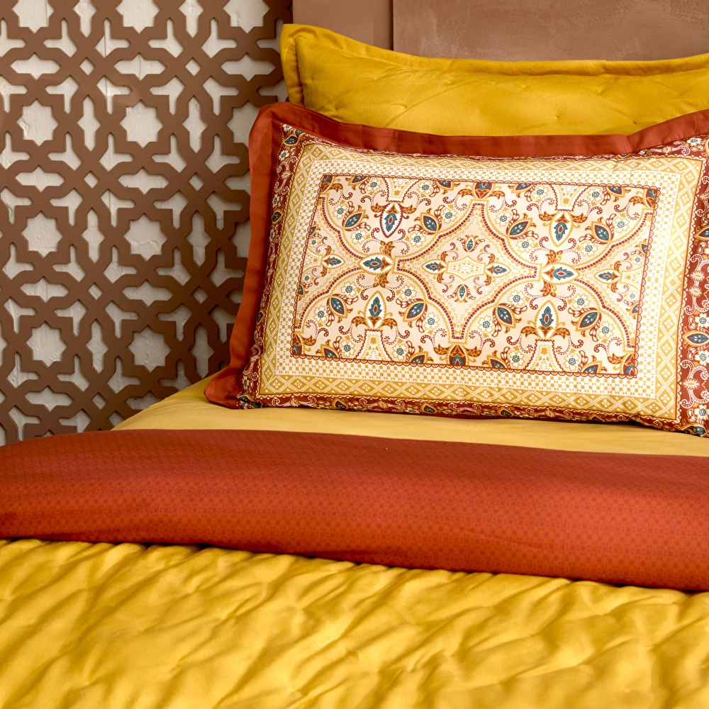 Karaca Home Olvera Baskılı Çift Kişilik Düet Set görseli 2