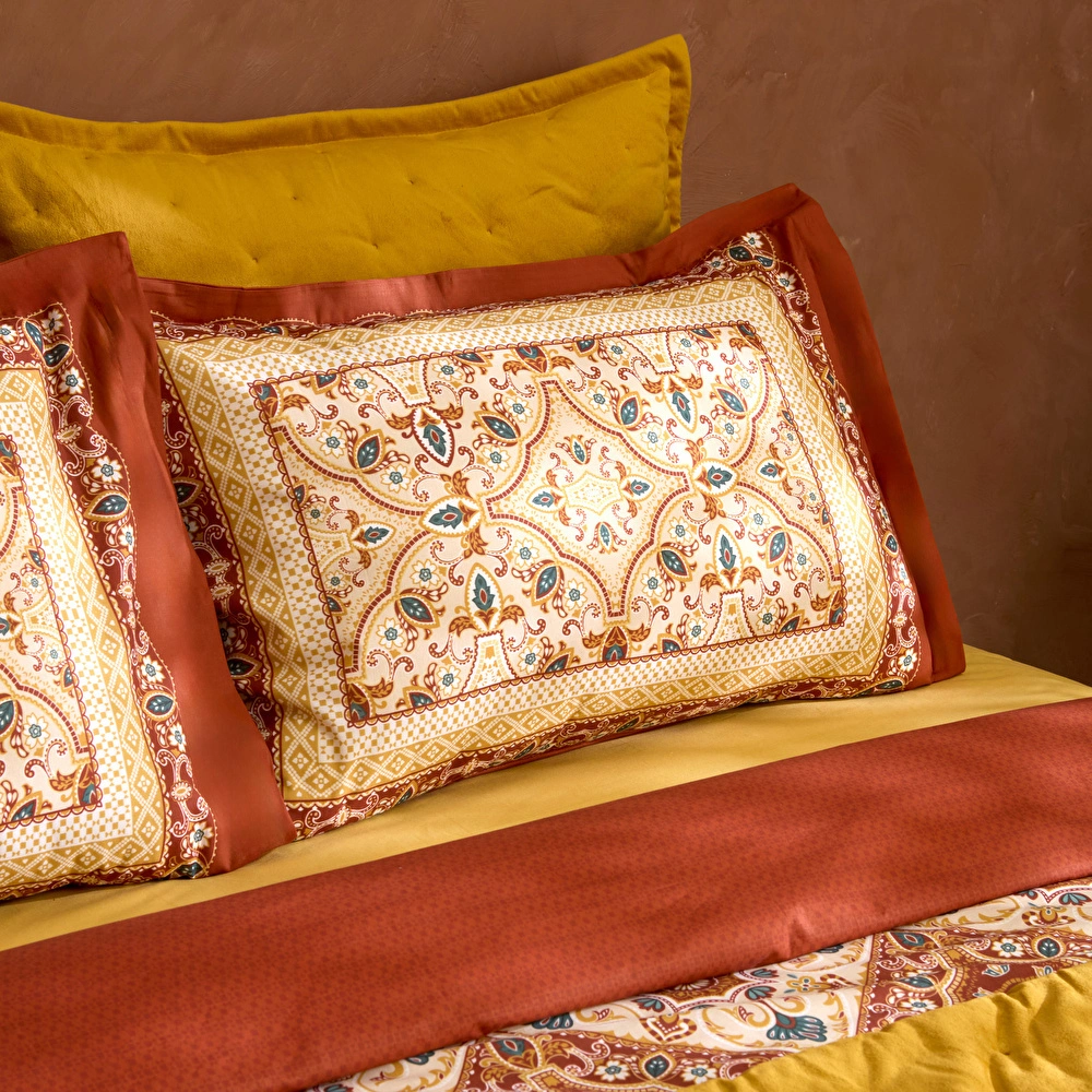 Karaca Home Olvera Baskılı Çift Kişilik Düet Set görseli 5