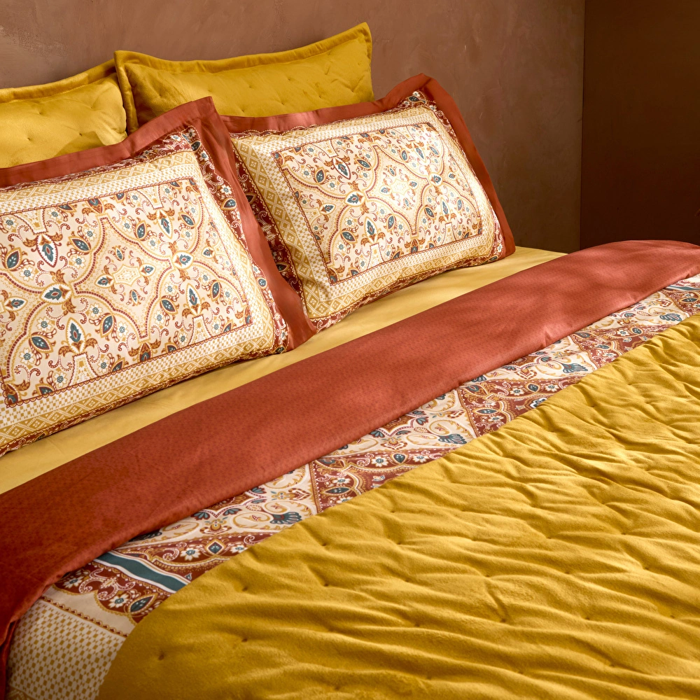 Karaca Home Olvera Baskılı Çift Kişilik Düet Set görseli 6