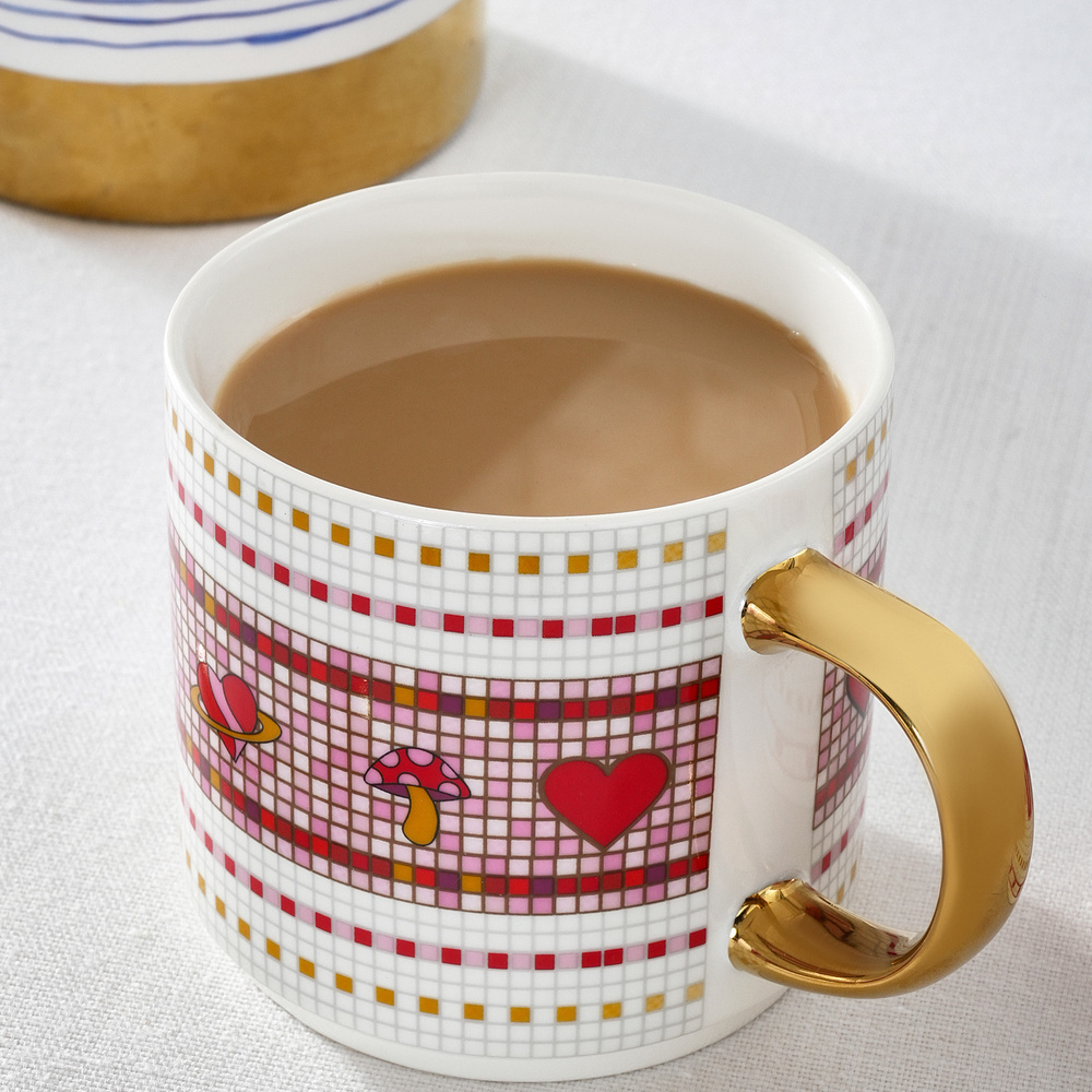 Karaca Lovemore 2 Kişilik Mug Kupa Seti 420 ml görseli 5