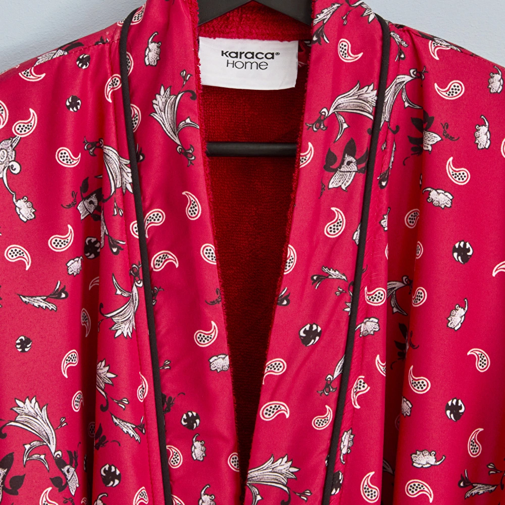 Karaca Home X 2Wins Hestia Kimono S-M Kırmızı görseli 2