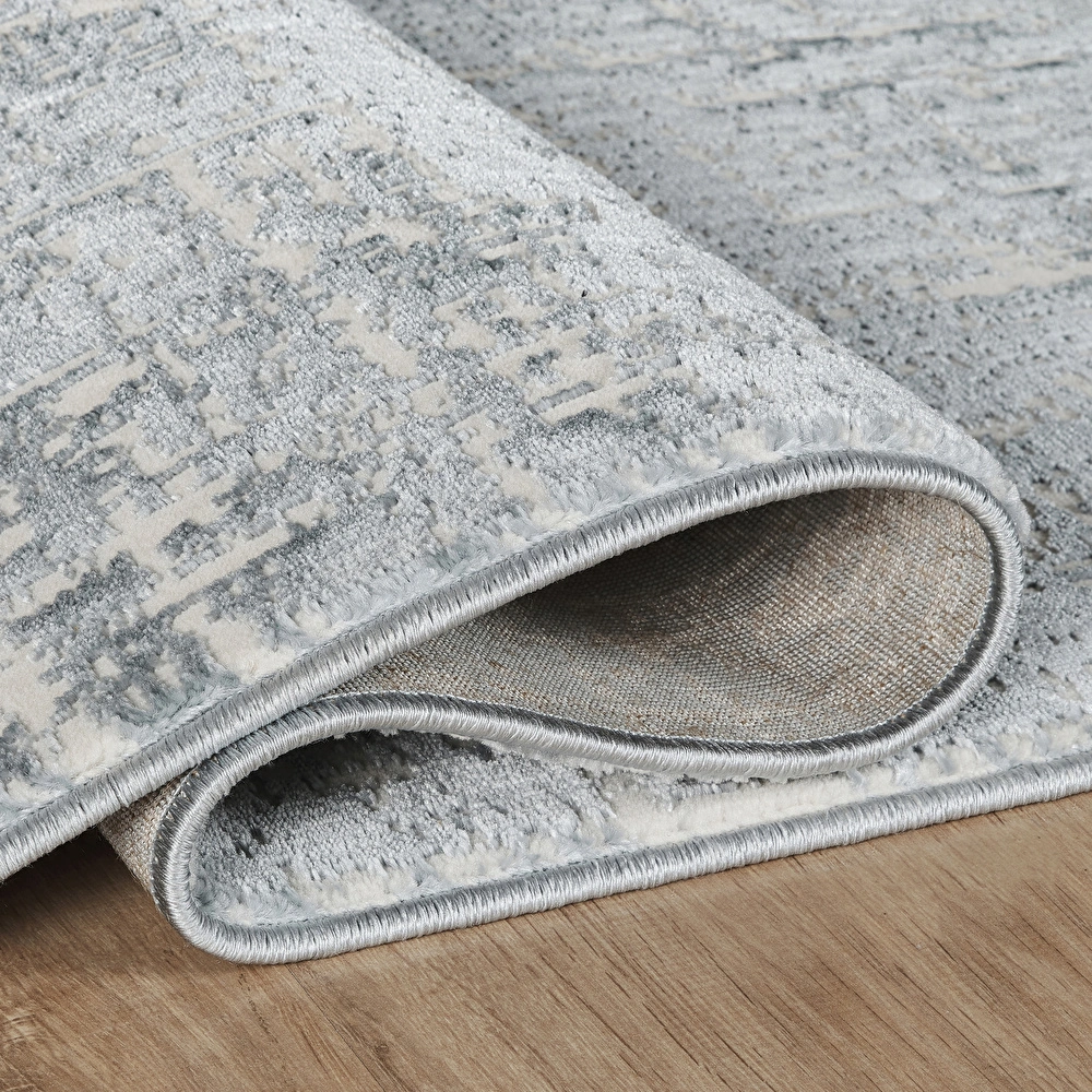 Kaşmir Halı 7/24 Sahara Softline Nest Blue 50x80 cm görseli 3