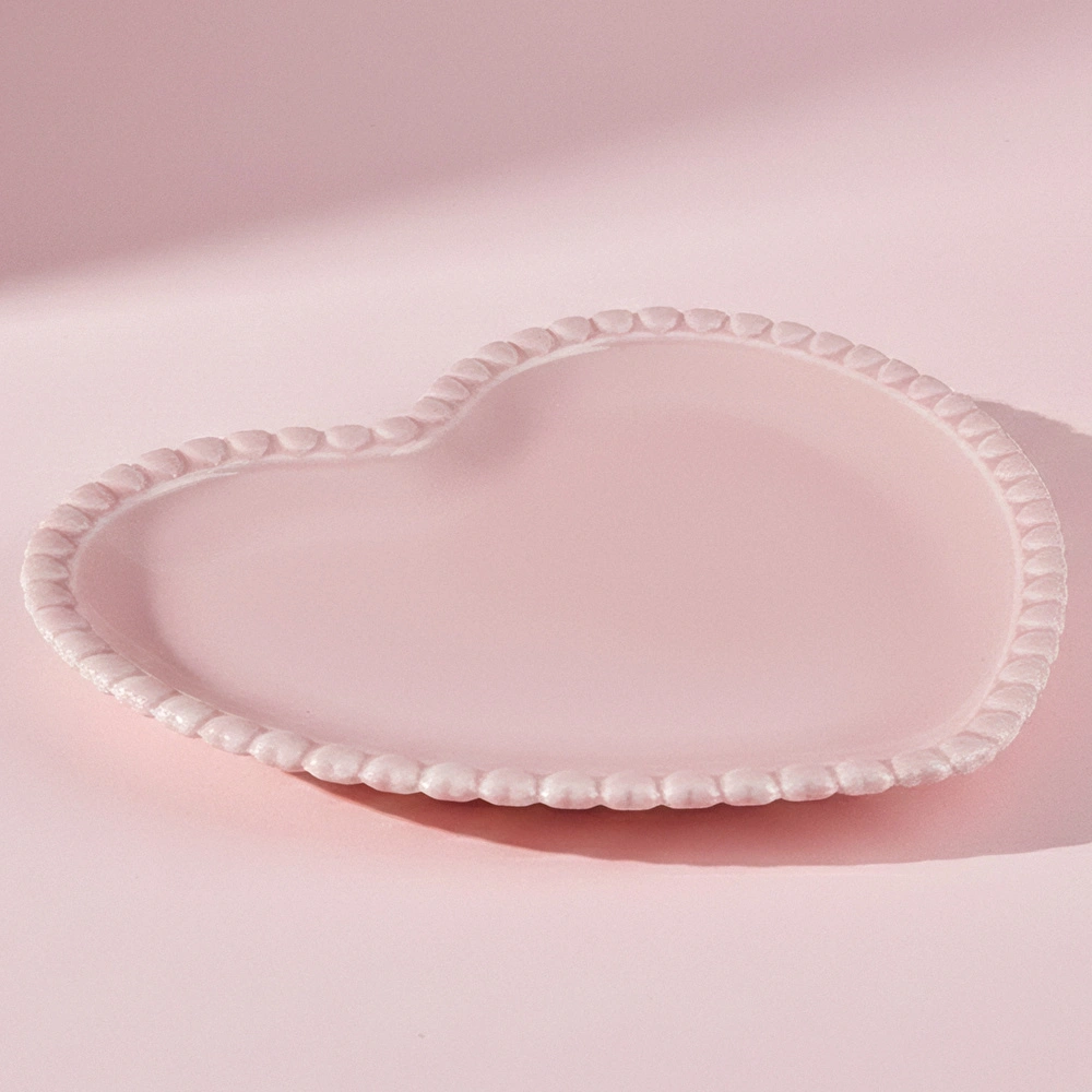 Karaca Pink Love Pasta Tabağı Pembe 21 cm görseli 2