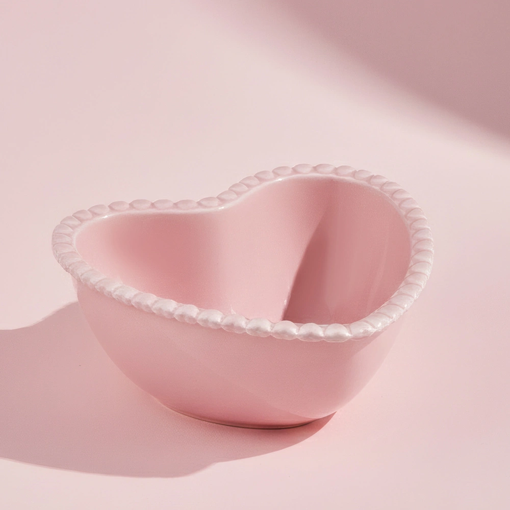 Karaca Pink Love Kase Pembe 15 cm görseli 1