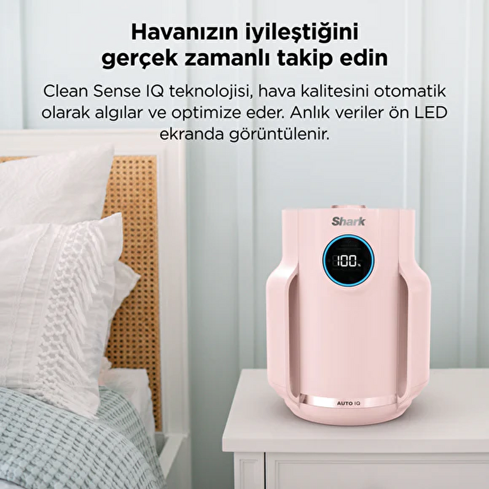 Shark NeverChange5 Compact Pro Hava Temizleyici - Pembe görseli 8