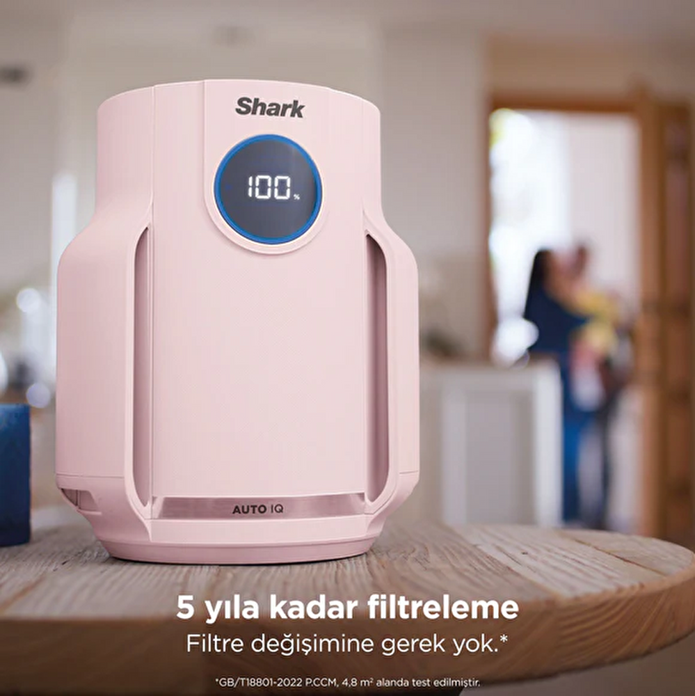 Shark NeverChange5 Compact Pro Hava Temizleyici - Pembe görseli 4