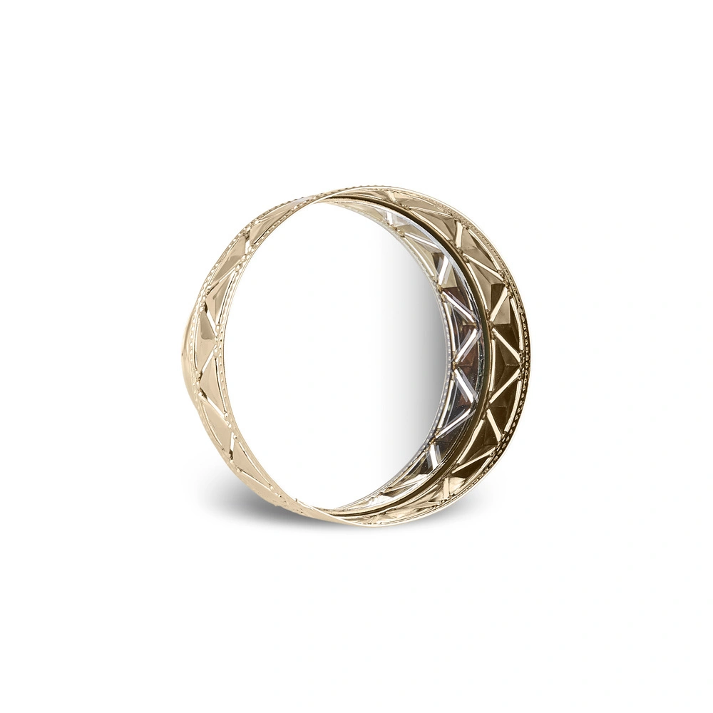 Karaca Home Arisya Dekoratif Ayaklı Çerezlik ve Sunumluk Gold 9 cm görseli 3