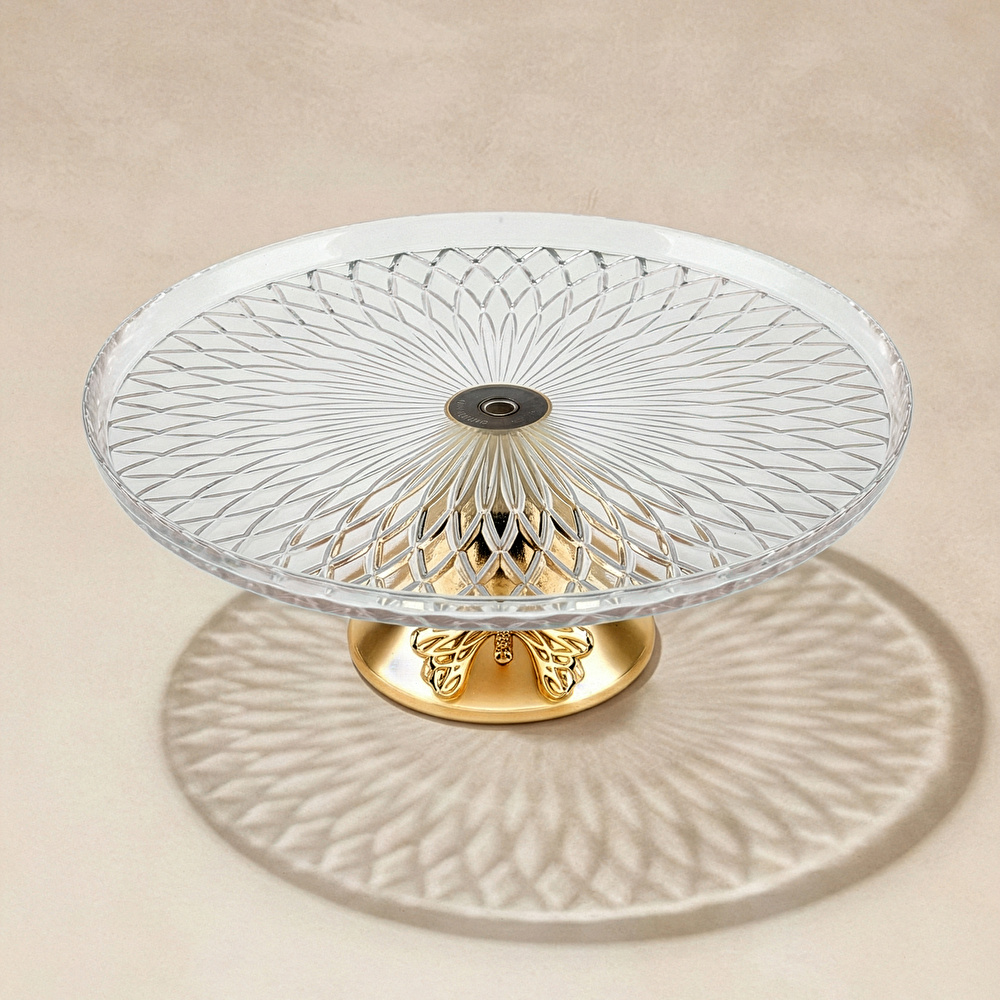 Karaca Home Lümina Dekoratif Ayaklı Sunumluk 22 cm görseli 1