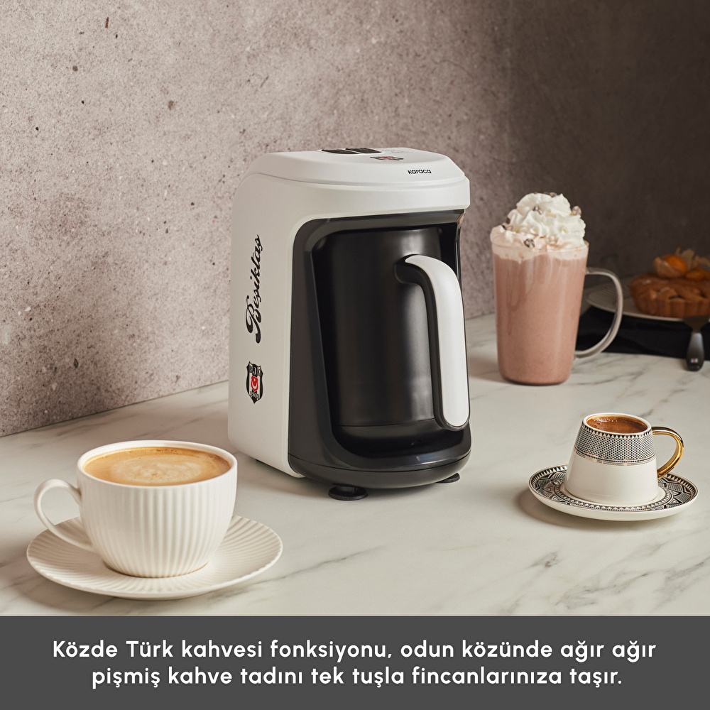 Karaca x Beşiktaş Hatır Hüps Sütlü Türk Kahve Makinesi thumbnail 7