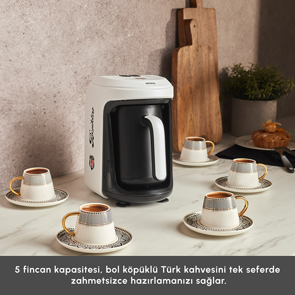 Karaca x Beşiktaş Hatır Hüps Sütlü Türk Kahve Makinesi thumbnail 8