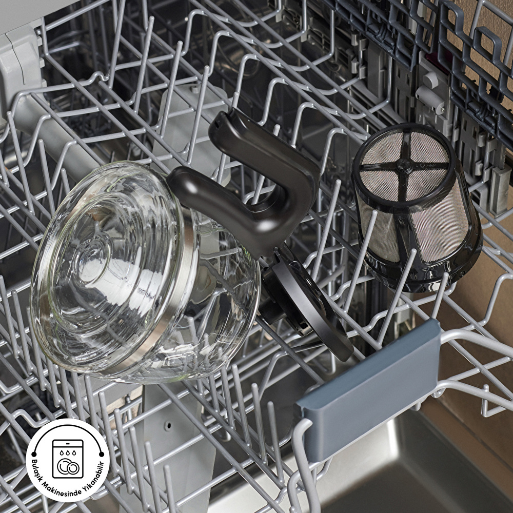 Karaca x Galatasaray Just Coffee Aroma 2 in 1 Filtre Kahve ve Çay Demleme Makinesi thumbnail 8