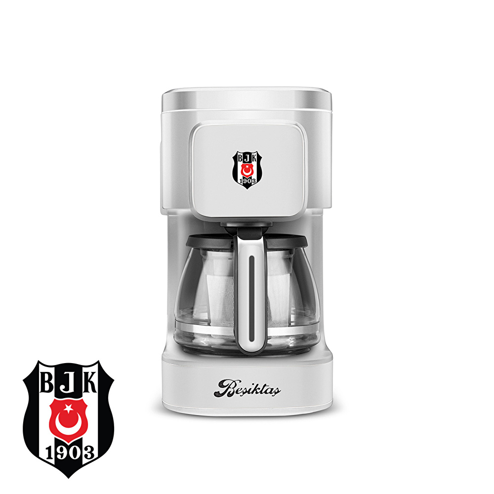 Karaca x Beşiktaş Lisanslı Just Coffee Aroma 2 in 1 Filtre Kahve ve Çay Demleme Makinesi görseli 1