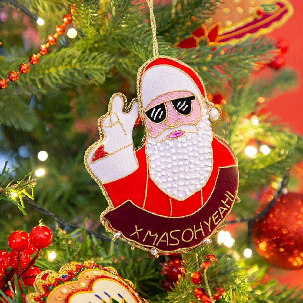 Baci Milano Mamma Mia Kumaş Noel Baba görseli 2