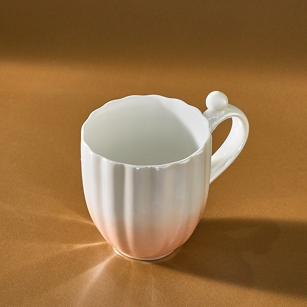 Karaca Shell Lüsterli Pembe Mug 380 ml görseli 3