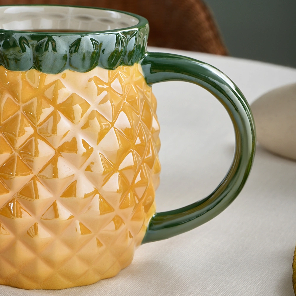 Karaca Pineapple Lüsterli 680 ml Mug görseli 4