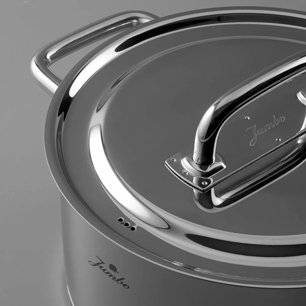 Jumbo Metalix 14 Parça Çelik Çeyiz Seti (Metalix 8 Parça Çelik Tencere Seti-Metalix Full Metal Çaydanlık-3'lü Cezve) thumbnail 4