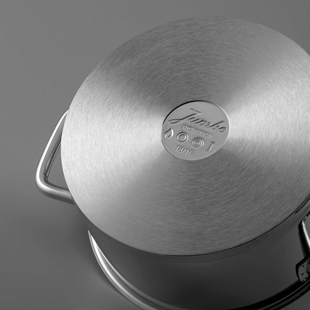 Jumbo Metalix 14 Parça Çelik Çeyiz Seti (Metalix 8 Parça Çelik Tencere Seti-Metalix Full Metal Çaydanlık-3'lü Cezve) thumbnail 5