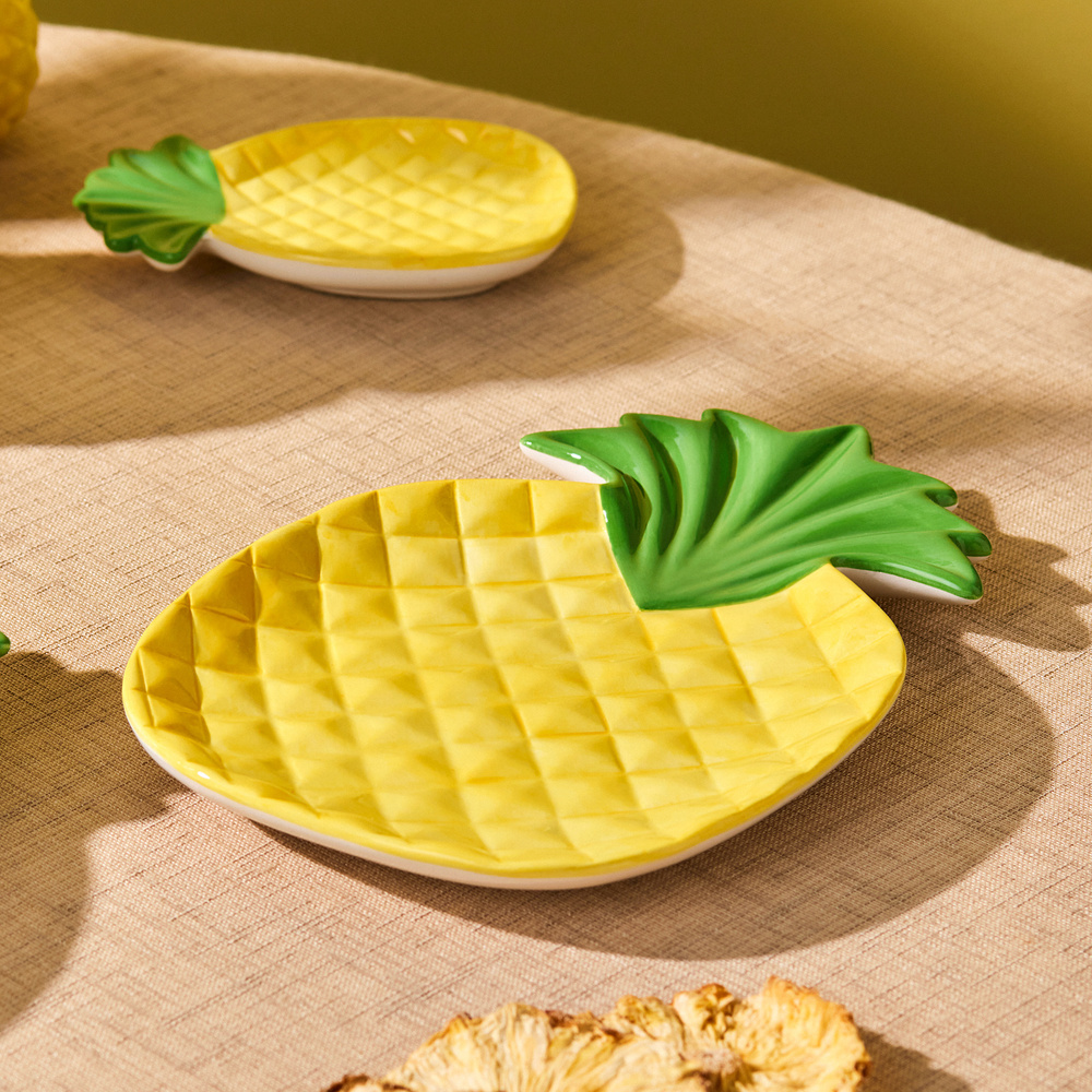 Karaca Pineapple Pasta Tabağı 22 cm görseli 4