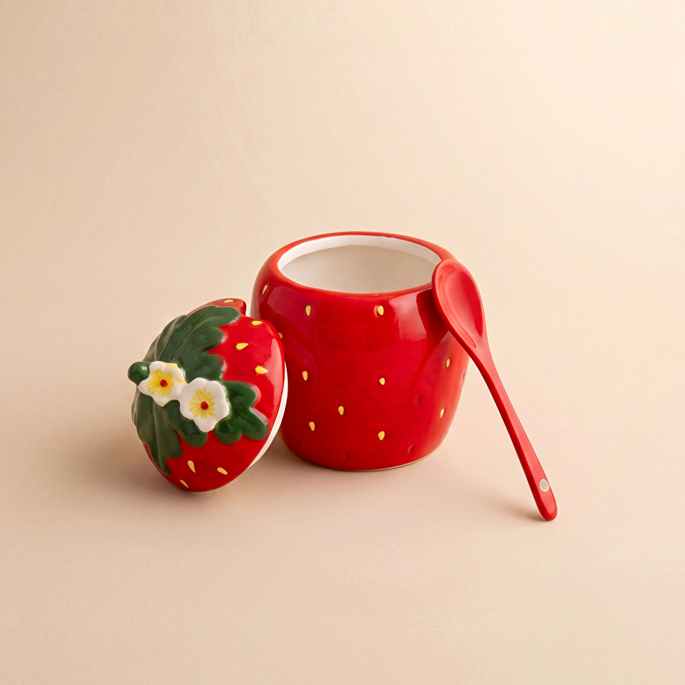 Karaca Strawberry Şekerlik 350 Ml görseli 3