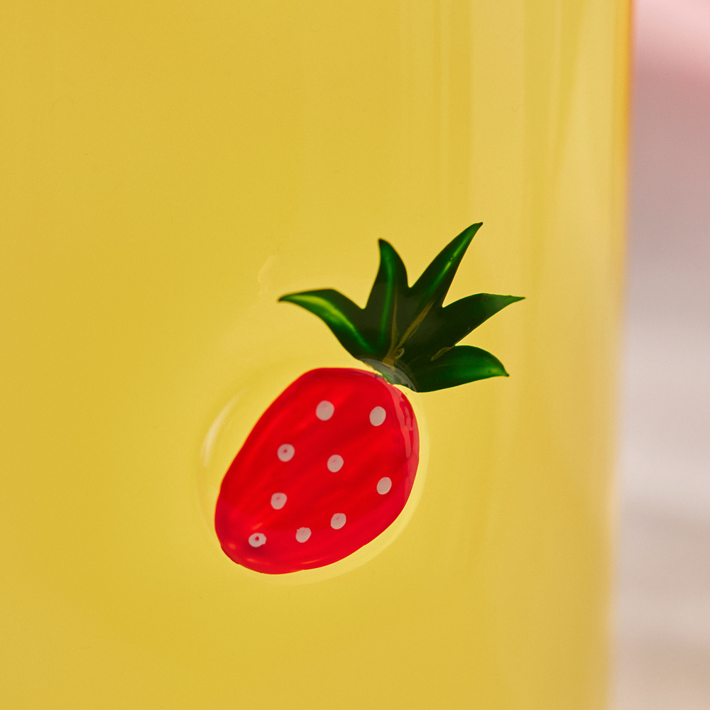 Karaca Strawberry Meşrubat Bardağı 420 ml Kırmızı görseli 6