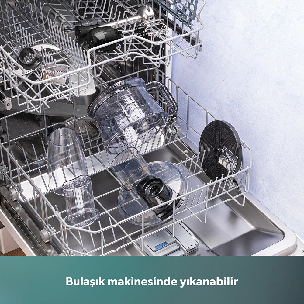 Homend Functionall 2851H Mutfak Robotu Siyah Kırmızı görseli 6