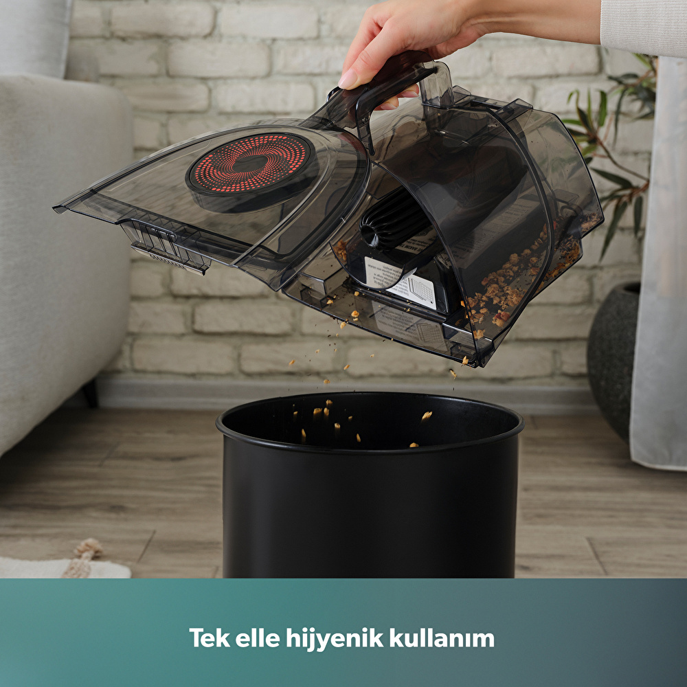 Homend Dustroyer 1255H Yatay Süpürge Kırmızı Siyah görseli 10