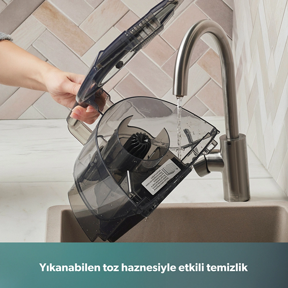 Homend Dustroyer 1255H Yatay Süpürge Kırmızı Siyah görseli 11