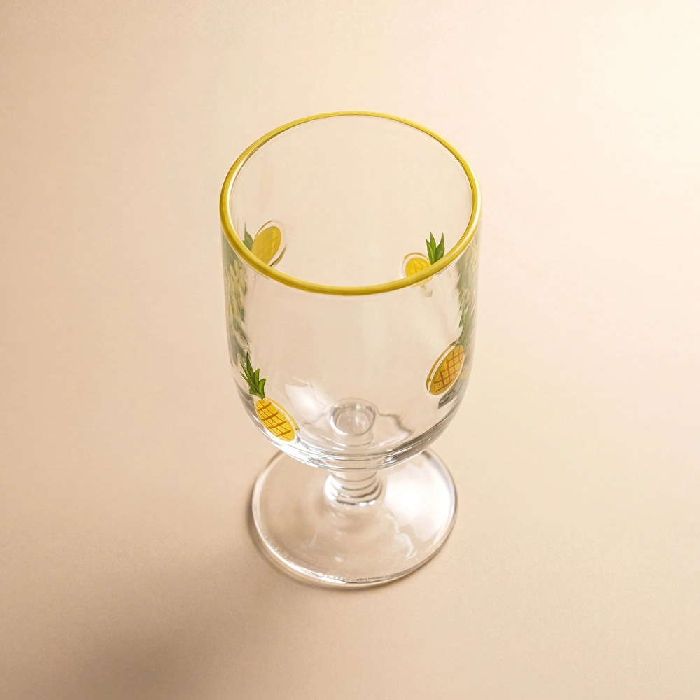 Karaca Pineapple Kadeh 390 ml Sarı görseli 3