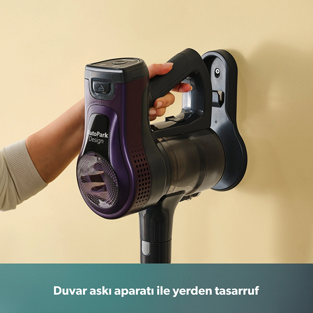Homend Dustrider 1266H Dikey Süpürge Mor görseli 9