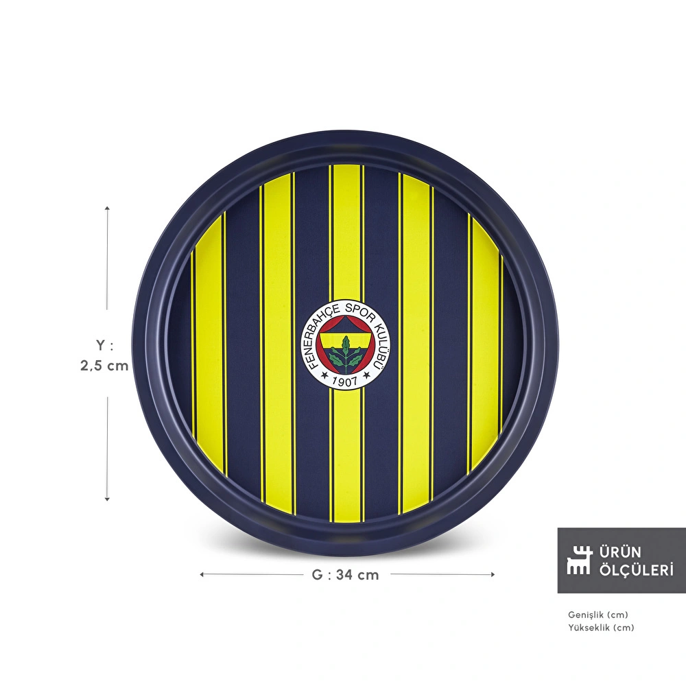 Karaca x Fenerbahçe Lisanslı Metal Tepsi görseli 2