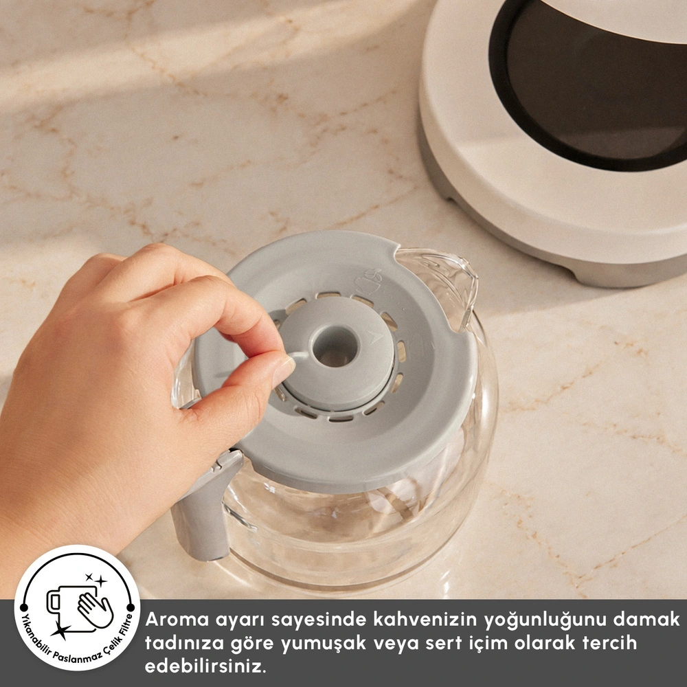 Emsan Retro Filtre Kahve Makinesi Starlight görseli 9