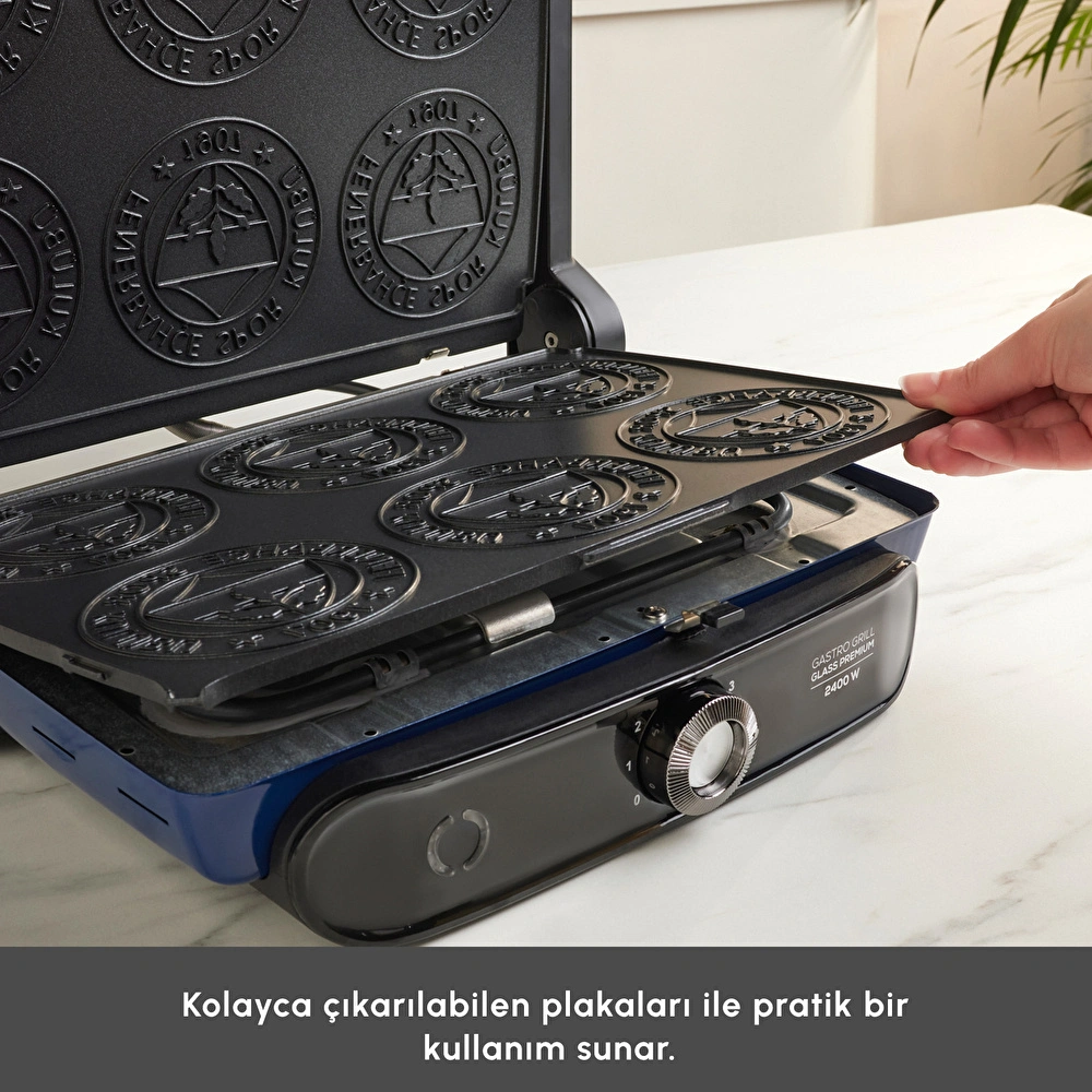 Karaca x Fenerbahçe Lisanslı Taraftar Logo Plakalı Tost Makinesi görseli 5