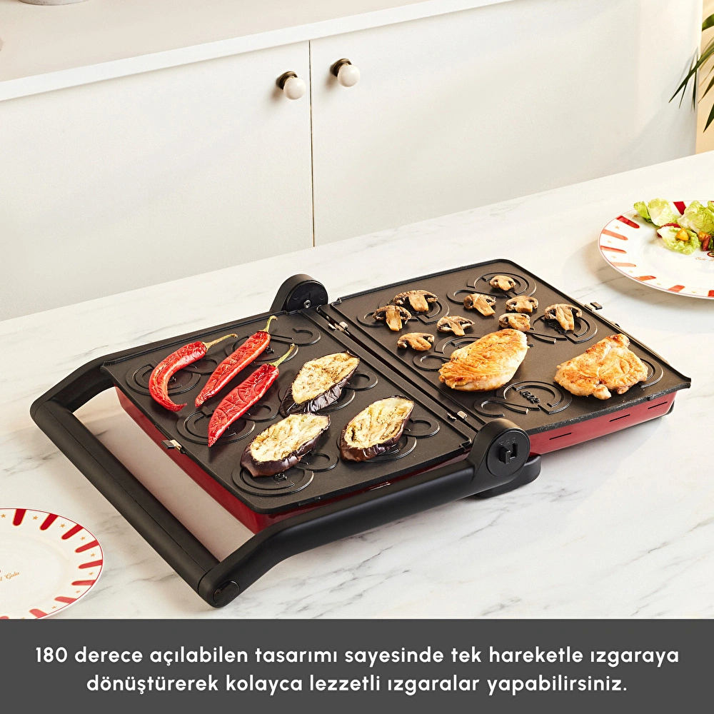 Karaca x Galatasaray Lisanslı Taraftar Logo Plakalı Tost Makinesi görseli 7