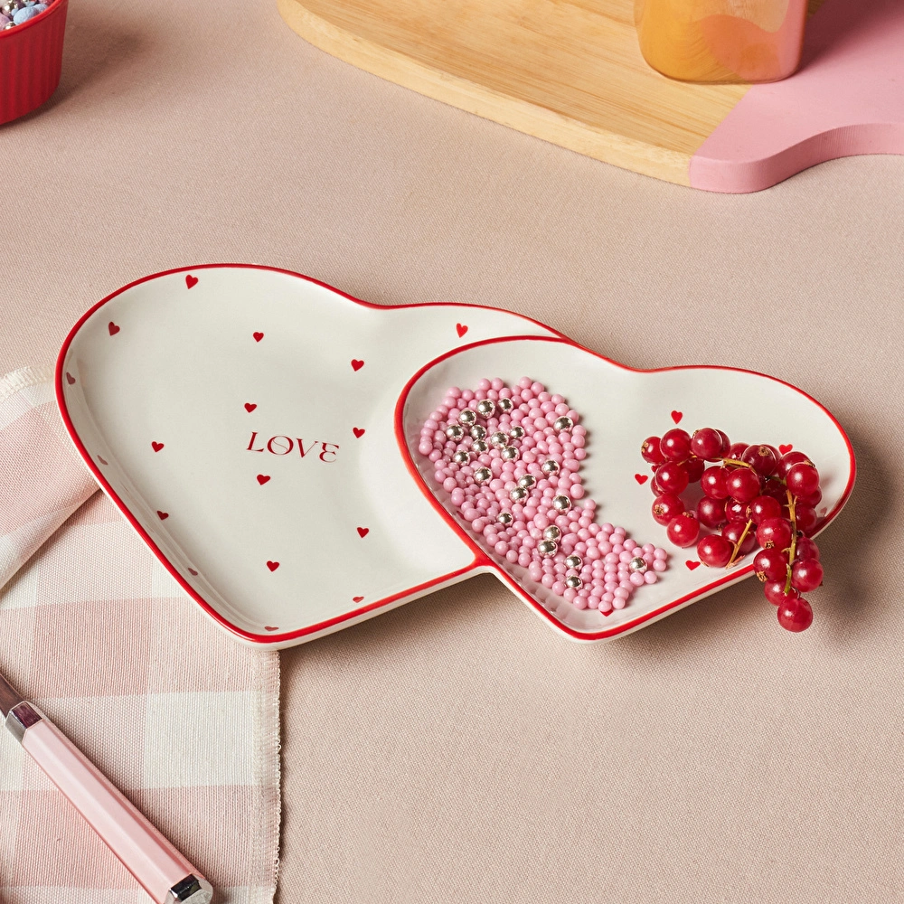 Karaca Heart To Heart Sunumluk Beyaz 26 cm görseli 3