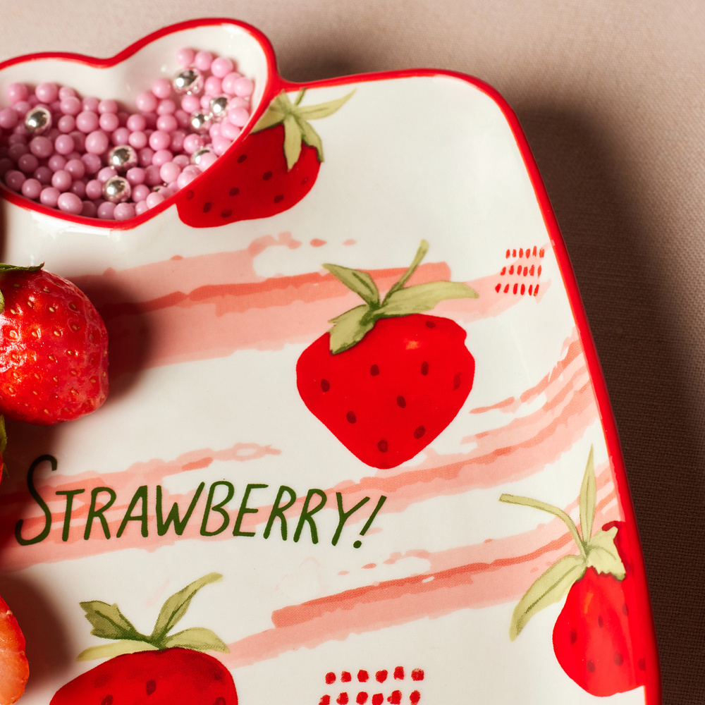 Karaca Strawberry Kalpli Sunumluk 19 cm görseli 5