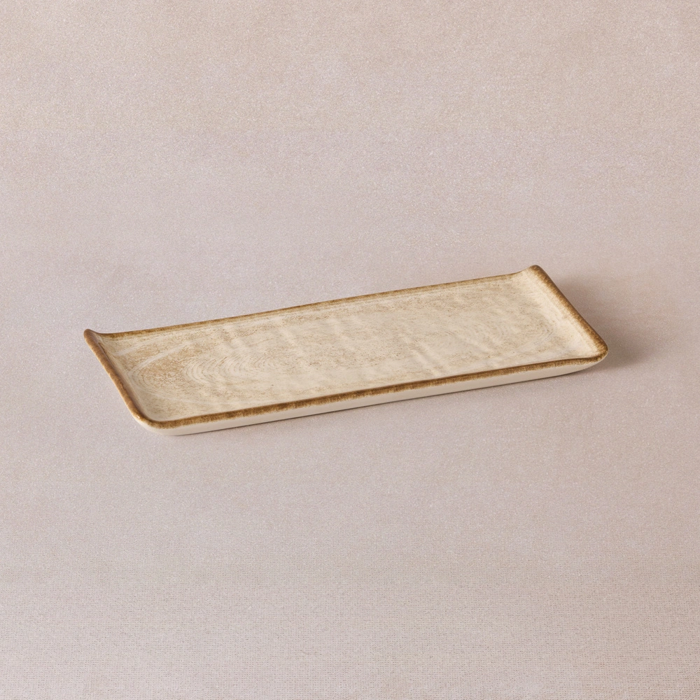 Emsan Ephesus Bej Kayık Tabak 24 cm görseli 2