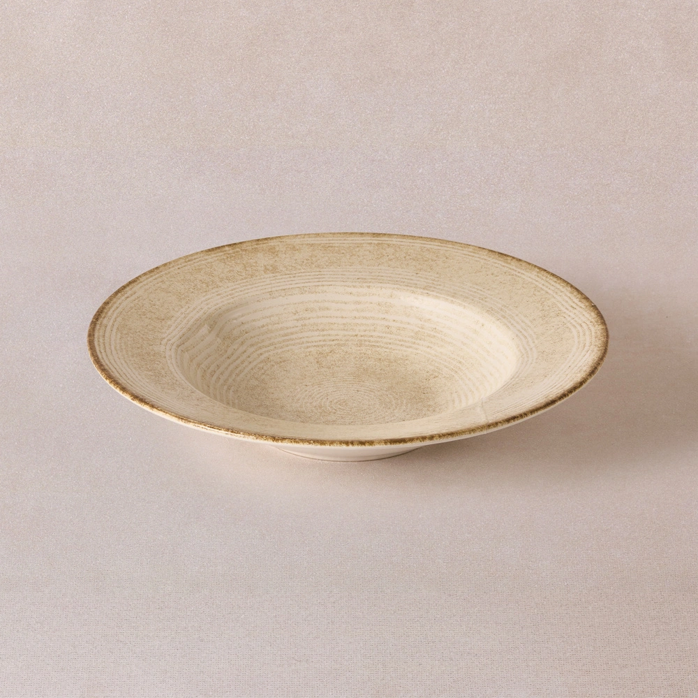 Emsan Ephesus Bej Makarna Tabağı 28 cm görseli 1