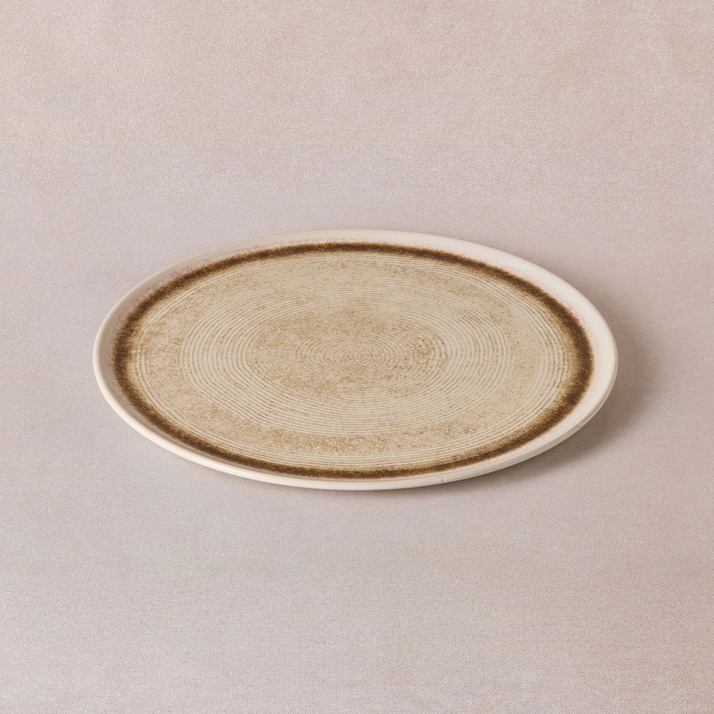 Emsan Ephesus Bej Pizza Tabağı 32 cm görseli 2