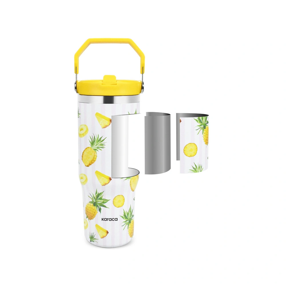 Karaca Strio Ananas Çelik Sızdırmaz Termos 900 ml görseli 4