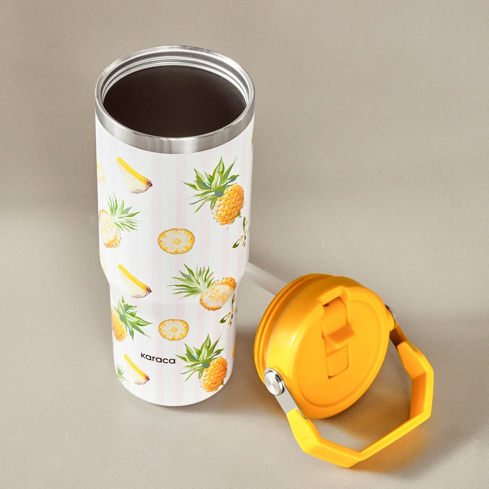 Karaca Strio Ananas Çelik Sızdırmaz Termos 900 ml görseli 3