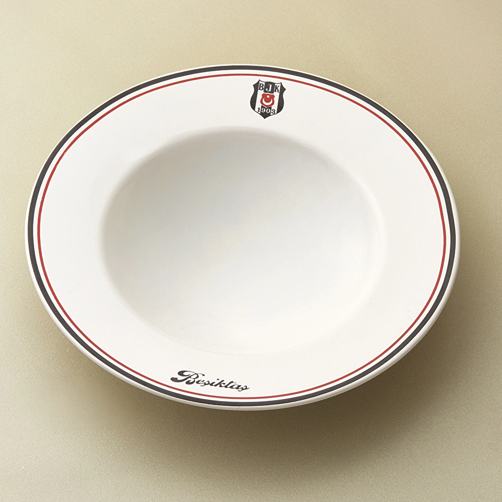 Karaca x Beşiktaş Lisanslı Makarna Tabağı 27 cm görseli 3