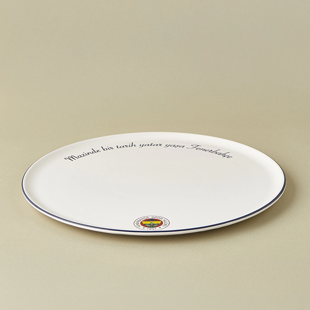 Karaca x Fenerbahçe Lisanslı Pizza Tabağı 32 cm görseli 5
